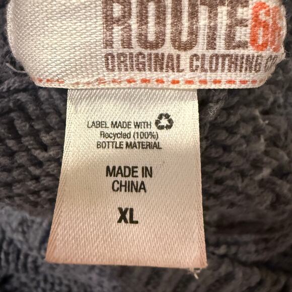 Route 66 Gray Cable Knit Sweater Women Pullover Soft Knit Scoop Neck XL Preppy - Picture 4 of 6